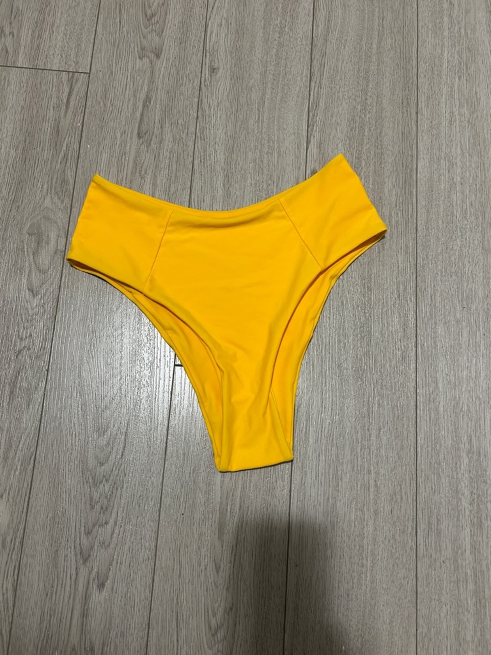 High-Cut Yellow Bikini Bottom